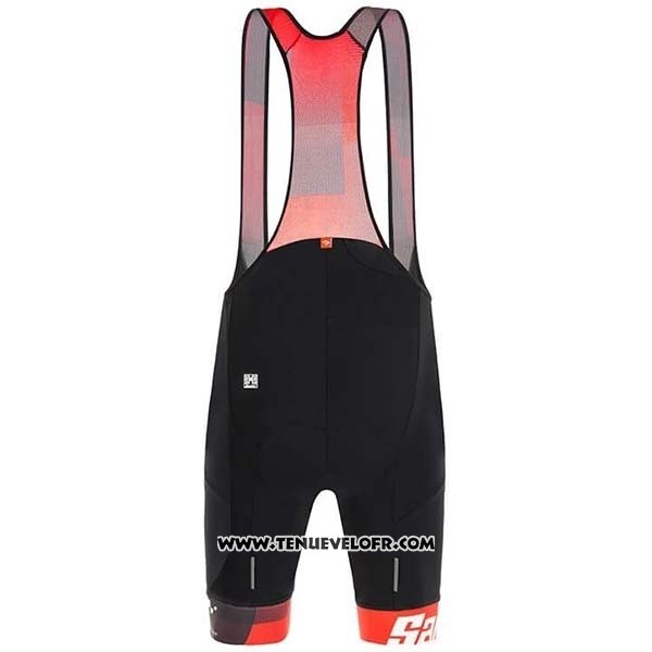 2019 Maillot Ciclismo Tour DE Suisse Rouge Noir Manches Courtes et Cuissard